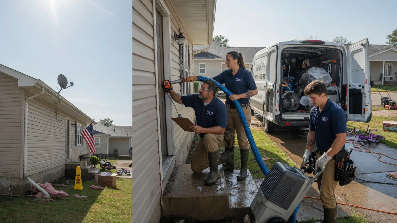 Ceiling Water Damage Restoration in Waterflow, NM near me